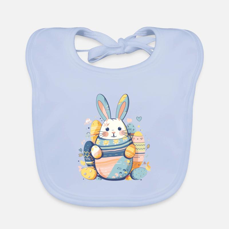 Lapin de Pâques Bavoir bio Bébé