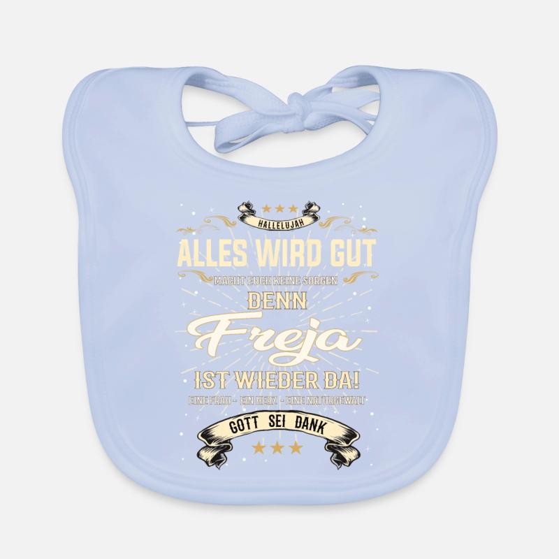 Freja Design, alles wird gut Baby Bio-Lätzchen
