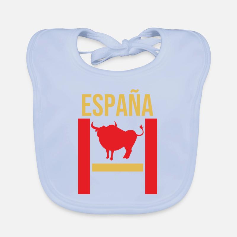 The Most Classic Spain Souvenir Organic Baby Bibs