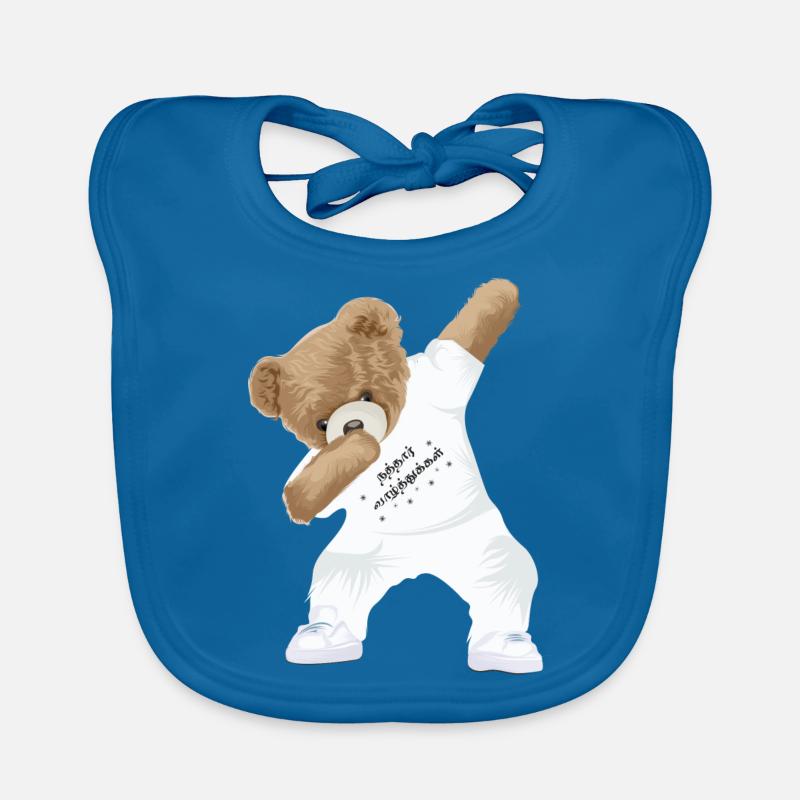 Dabbing Teddy Baby Bio-Lätzchen