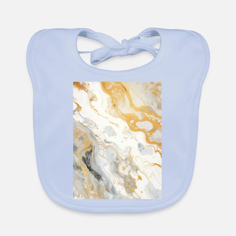 Marble Stone Organic Baby Bibs