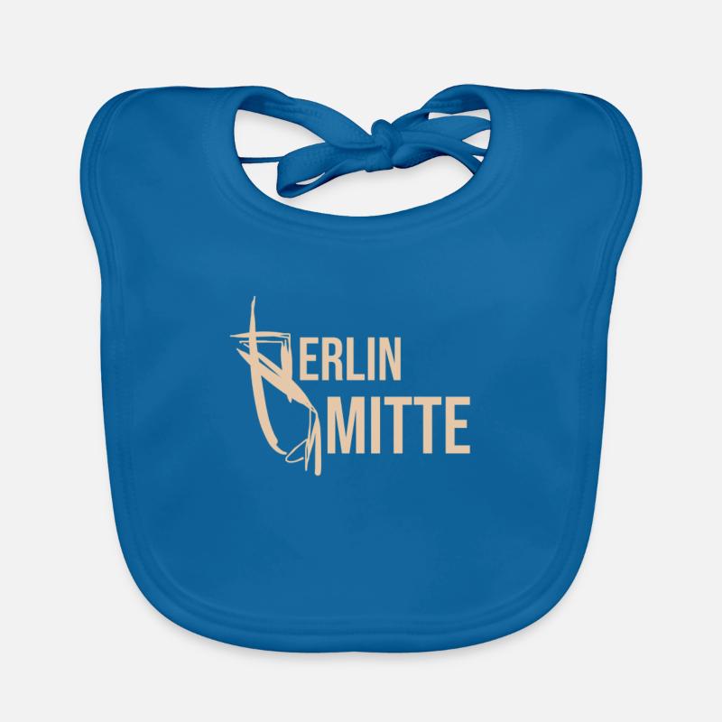 Berlin Mitte Souvenir Baby Bio-Lätzchen