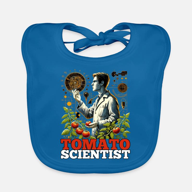 Cadeau de Science scientifique de la tomate Bavoir bio Bébé