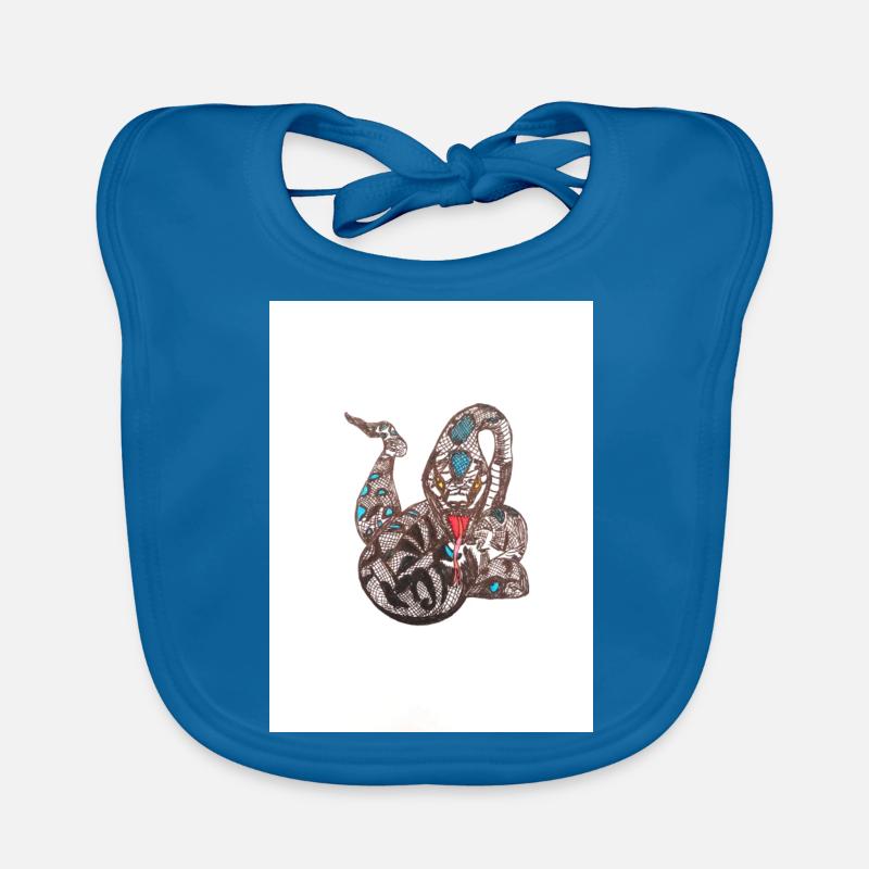 Serpent Bavoir bio Bébé