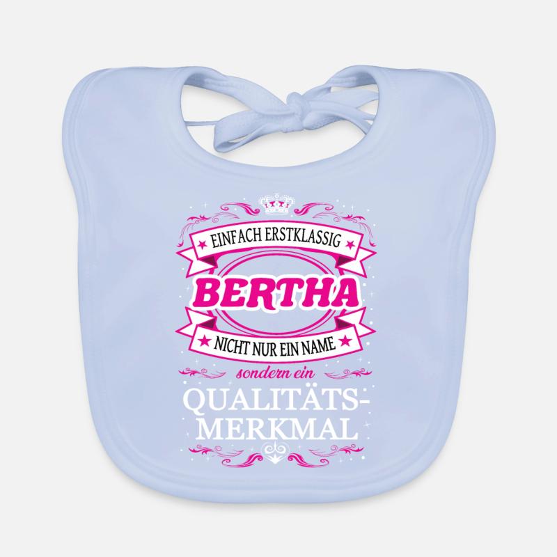Caractéristique de qualité Bertha tout simplement de première classe Bavoir bio Bébé