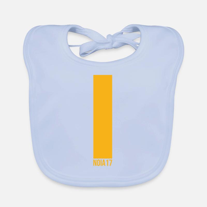 Trendigster oranger Pullover (NOIA17) Baby Bio-Lätzchen