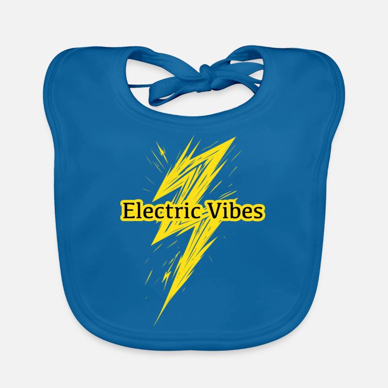 Electric Vibes : Thème Element Lightning Bavoir bio Bébé