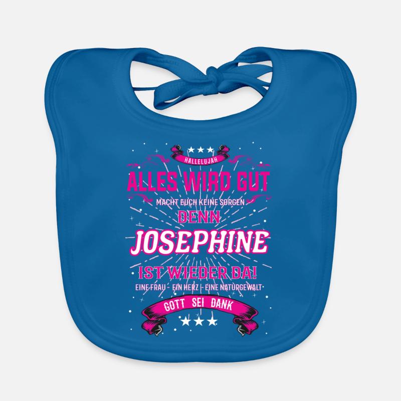 Everything Will Be Alright 'Cause Josephine Is Here Outfit Organic Baby Bibs