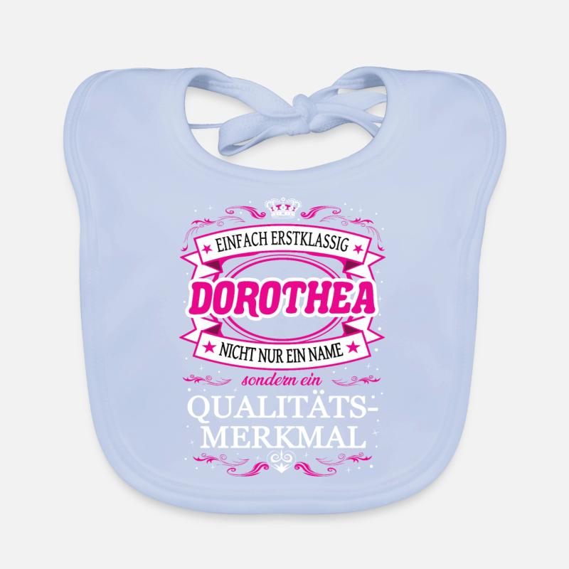 Caractéristique de qualité Dorothea tout simplement de première classe Bavoir bio Bébé