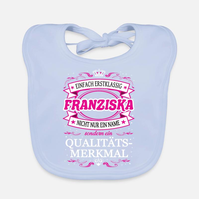 Caractéristique de qualité Franziska tout simplement de première classe Bavoir bio Bébé