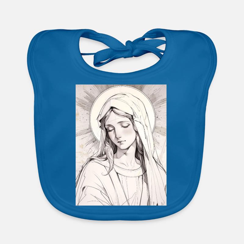 Vierge Mère, grâce éternelle Bavoir bio Bébé
