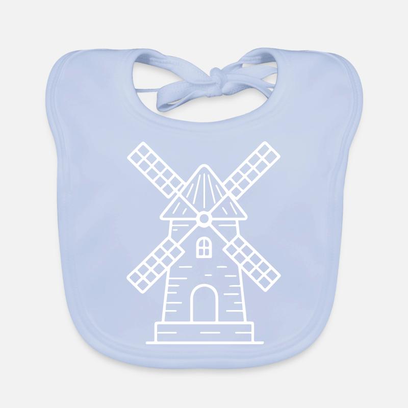 Windmill icon Organic Baby Bibs