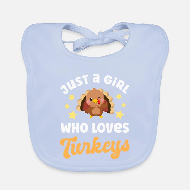 Truthahn Truthähne Baby Bio-Lätzchen
