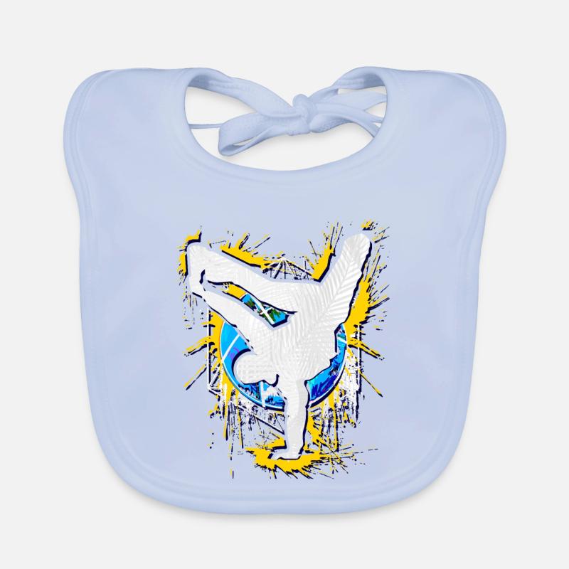 Breakdance - Breakdancer - Breakdancing - BBoy Baby Bio-Lätzchen