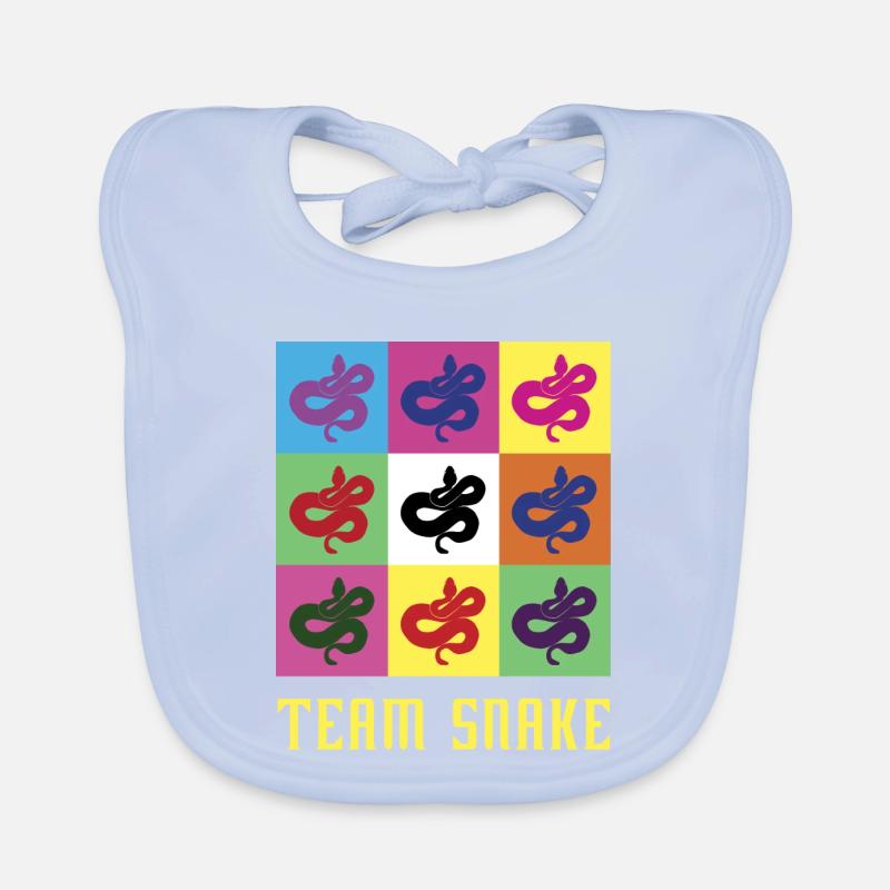 Team Snake Organic Baby Bibs