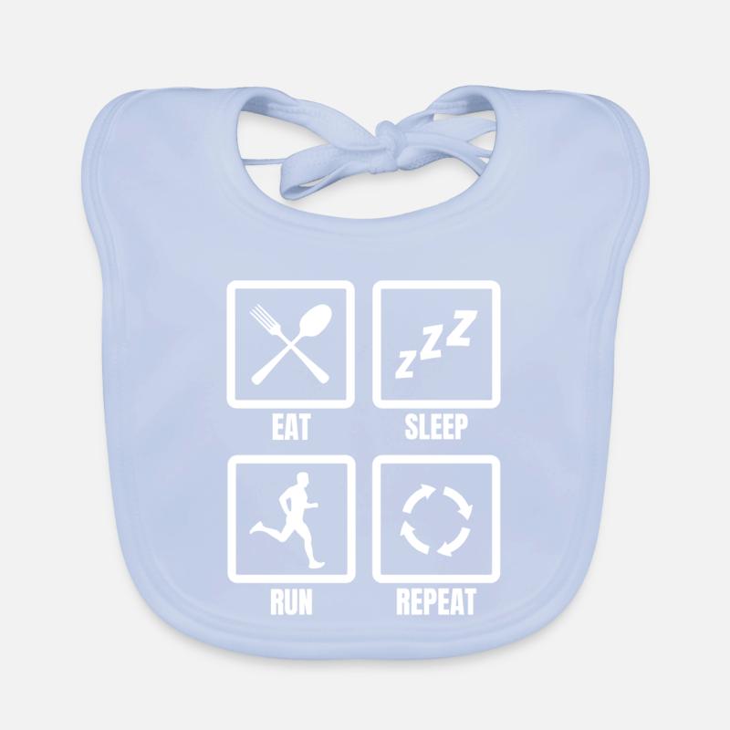Runner Routine Organic Baby Bibs