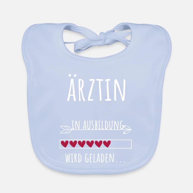 Medizin Studentin Beruf Ausbildung Ärztin Baby Bio-Lätzchen