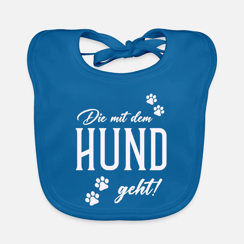 Dog and walking style Organic Baby Bibs
