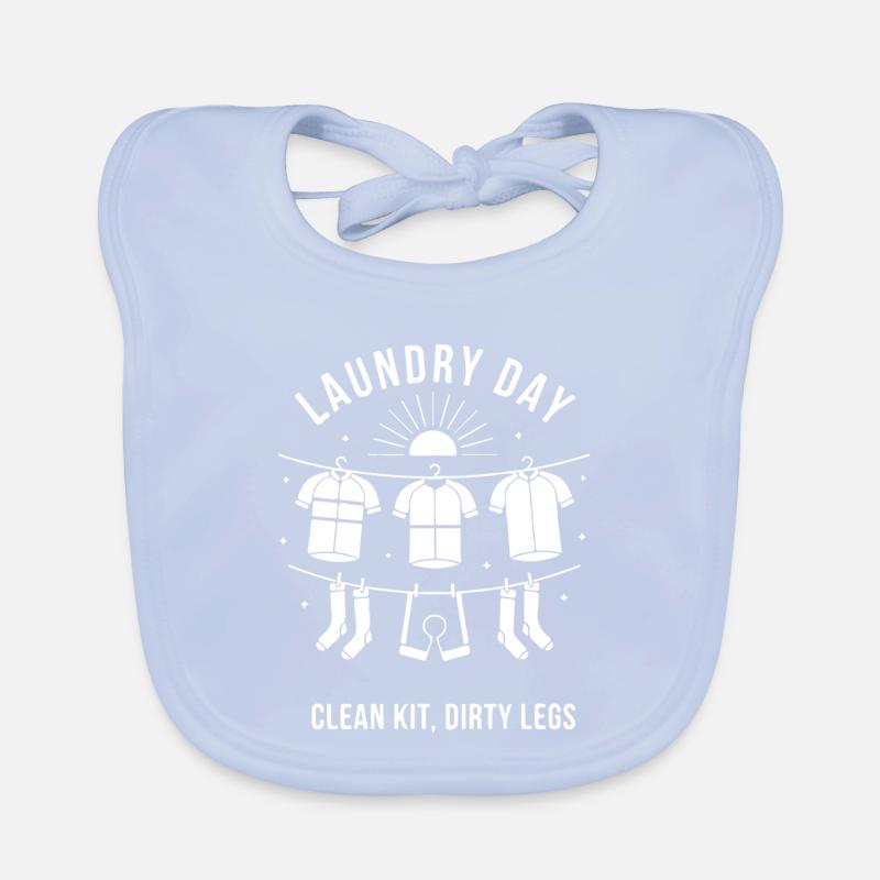 Laundry Day: Clean Kit, Dirty Legs Organic Baby Bibs