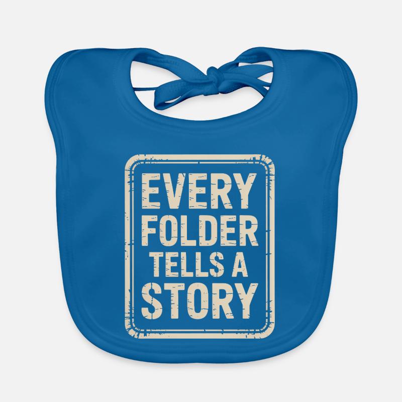 Every Folder Tells a Story Organic Baby Bibs