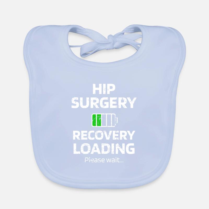Hip Surgery Recovery Gift Artificial Hip Organic Baby Bibs