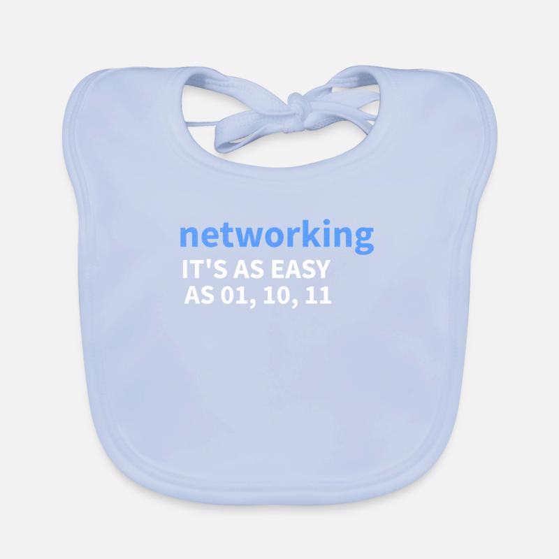 Network Engineer Gift | Network Technicians Organic Baby Bibs