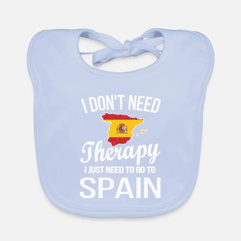 Stolzer Spanier Spanien Herkunft Spanische Flagge Baby Bio-Lätzchen