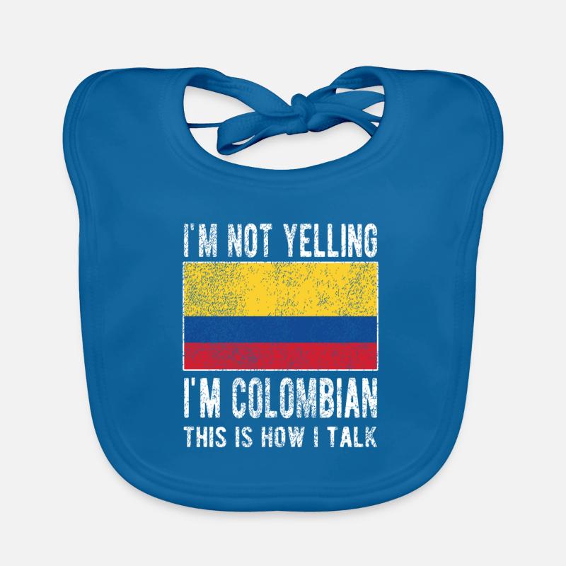 Colombie Colombie Drapeau colombien Bavoir bio Bébé