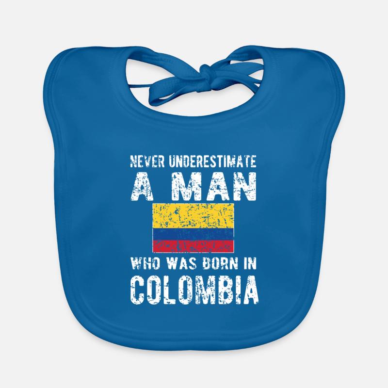 Colombie Colombie Drapeau colombien Bavoir bio Bébé
