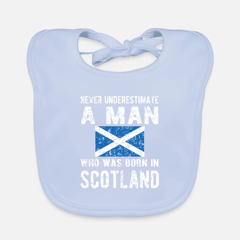 Fier Écossais Ecosse Drapeau écossais Bavoir bio Bébé