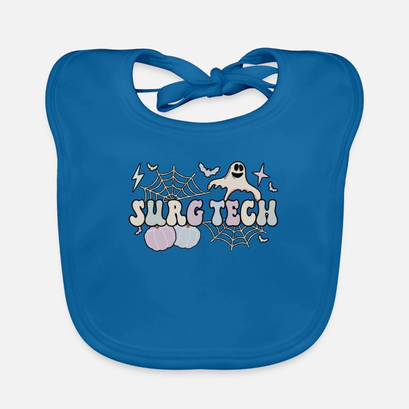 Surgical Technologist Gift Surgical Tech Halloween Baby Bio-Lätzchen
