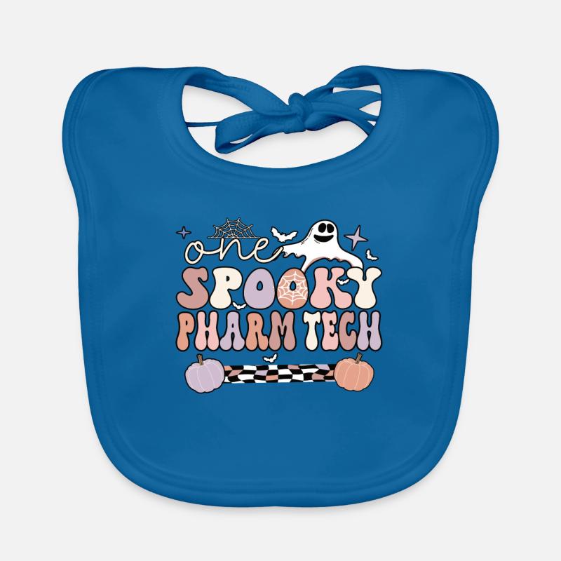 Technologue en pharmacie Halloween Pharmacy Tech Bavoir bio Bébé