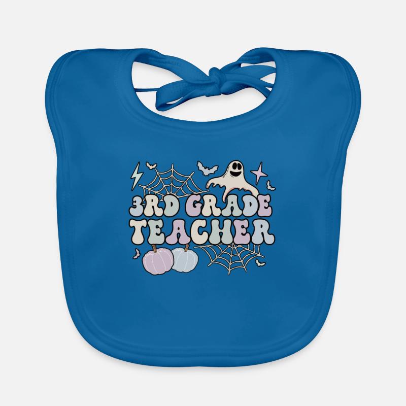 3rd Grade Teacher Halloween 3rd Team Third Grade Organic Baby Bibs