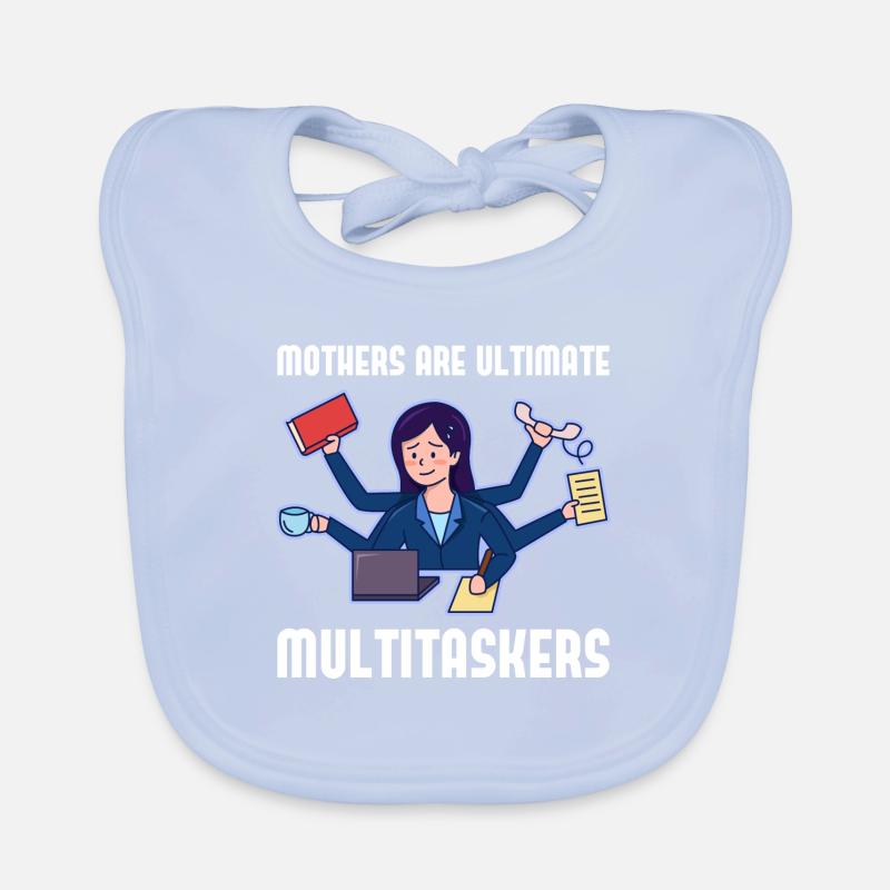 Multitasking for Mother's Day Organic Baby Bibs