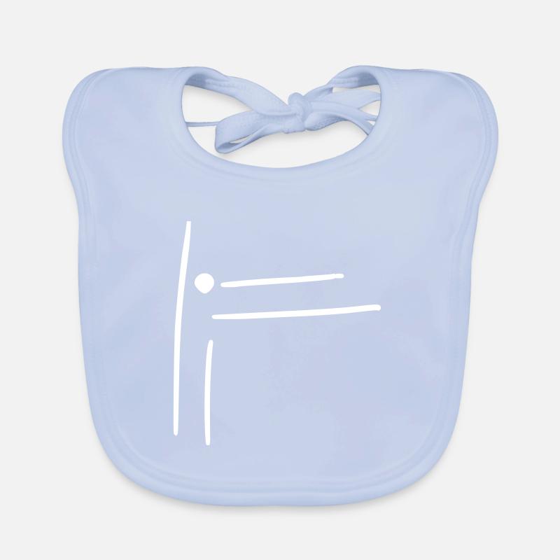 angular frame vector design Organic Baby Bibs