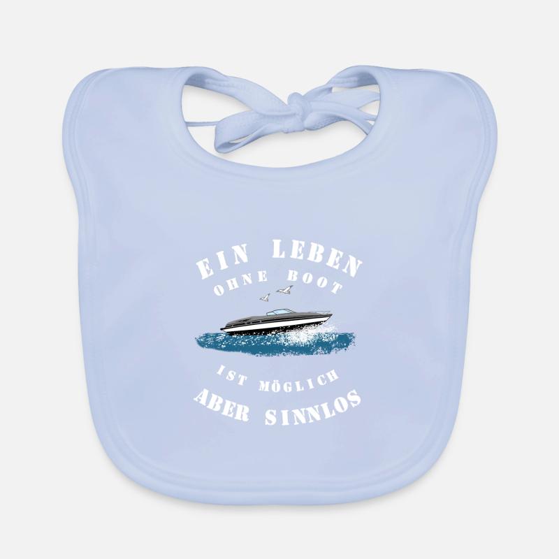 Motorboot Baby Bio-Lätzchen