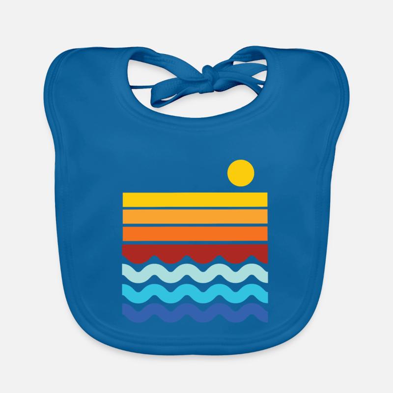 Strand Horizont Baby Bio-Lätzchen