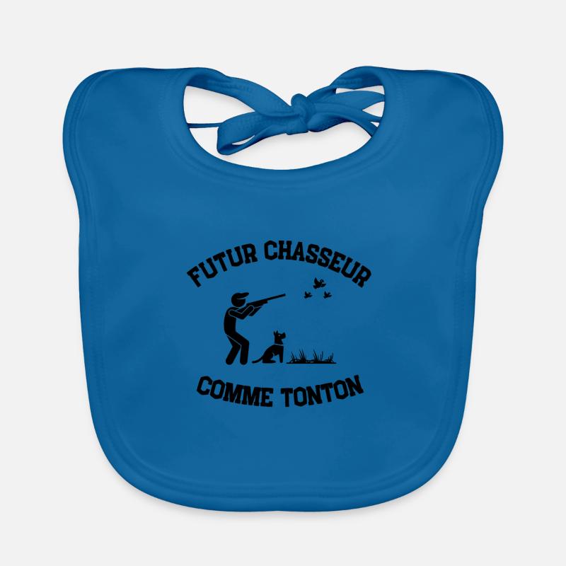 bebe futur Geschenk-Jäger Kind Baby Bio-Lätzchen
