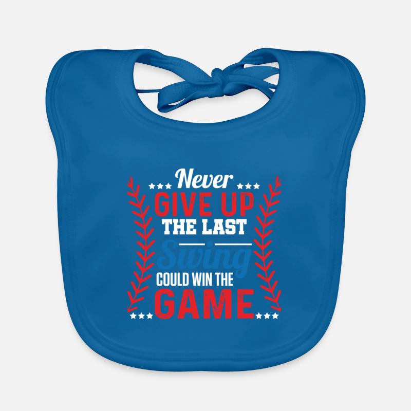 Baseball game Organic Baby Bibs