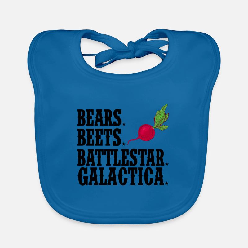 Bears Beets Battlestar Galactica Organic Baby Bibs