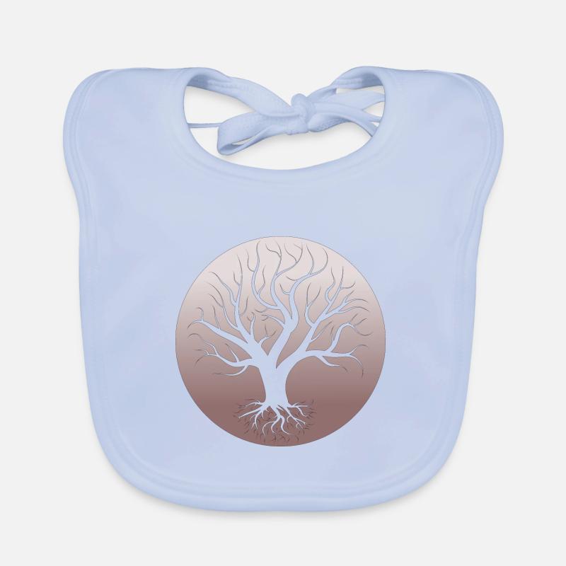 Tree of Life Wisdom Healing Knowledge Myth Organic Baby Bibs