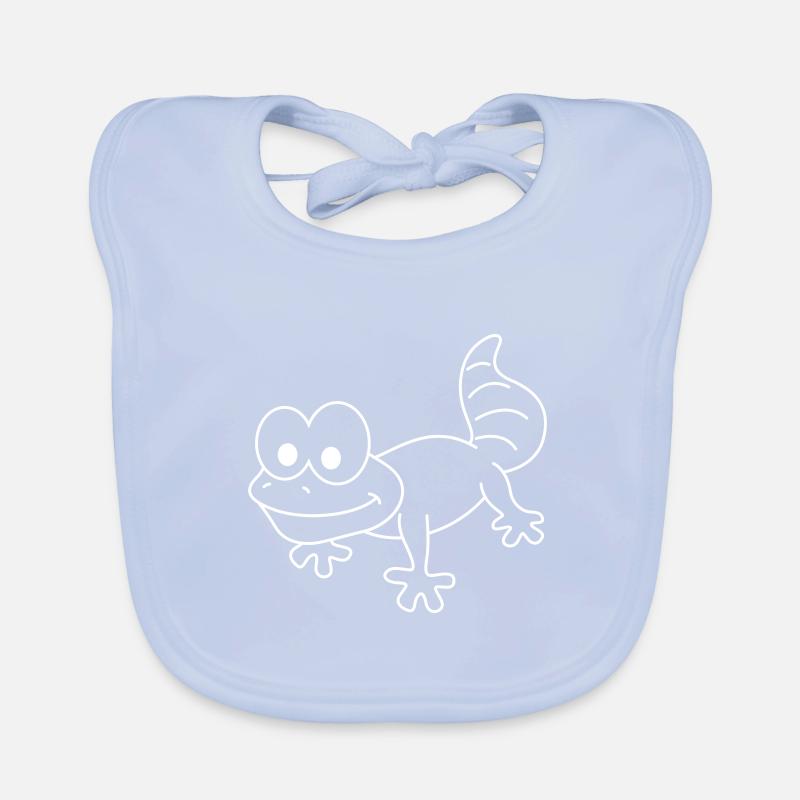 Gecko Comic Tier Baby Bio-Lätzchen