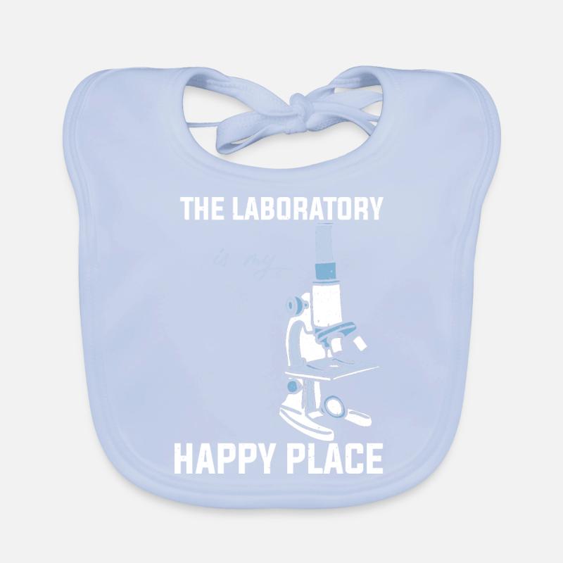 Biology | Microscope Laboratory Biologist Teacher Gift Organic Baby Bibs