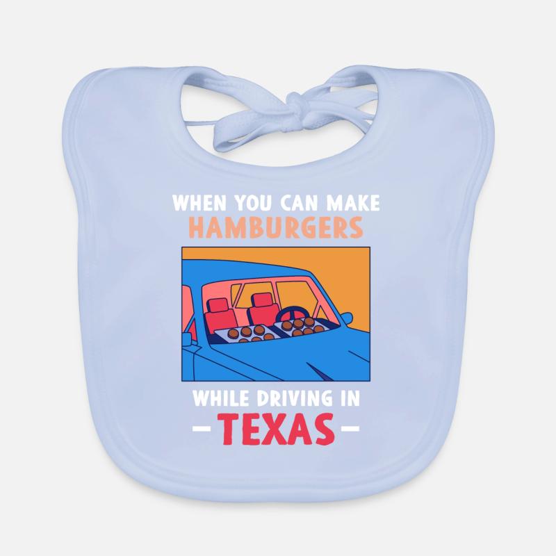 Le temps texan brûle la conception estivale pour Bavoir bio Bébé