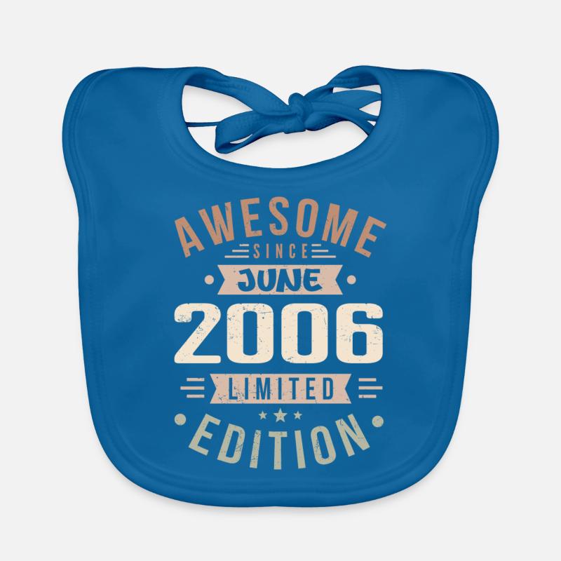 Juni 2006 Geburtstag Juni 2006 Geschenk Juni 2006 Baby Bio-Lätzchen