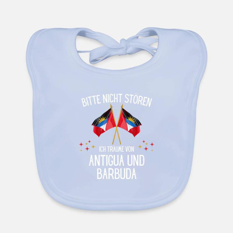 Bitte Nicht Stören Träume Von Antigua Und Barbuda Baby Bio-Lätzchen