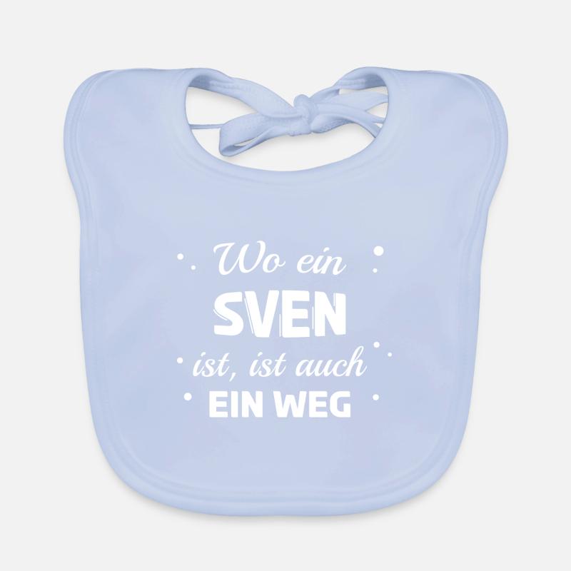 Sven Name Spruch Design für stolze Svens Baby Bio-Lätzchen