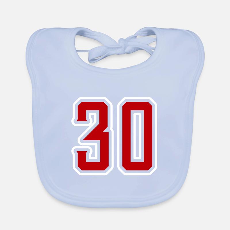 Symbole de 30 chiffres Bavoir bio Bébé