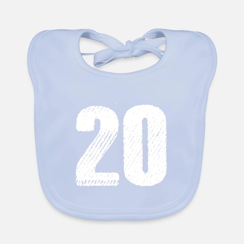 Maillot à 20 chiffres Bavoir bio Bébé