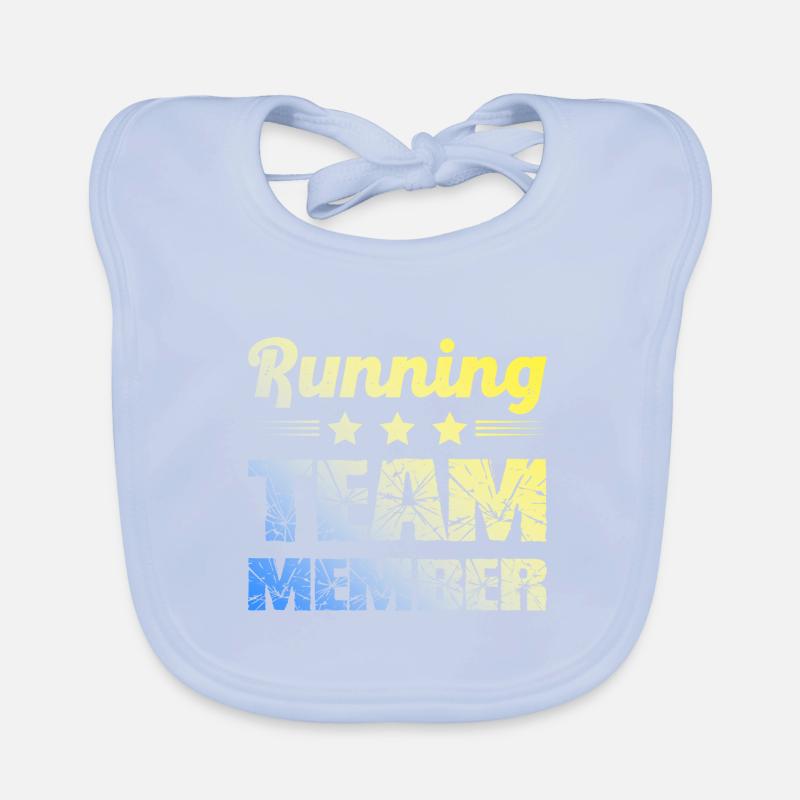 Équipe de course Bavoir bio Bébé